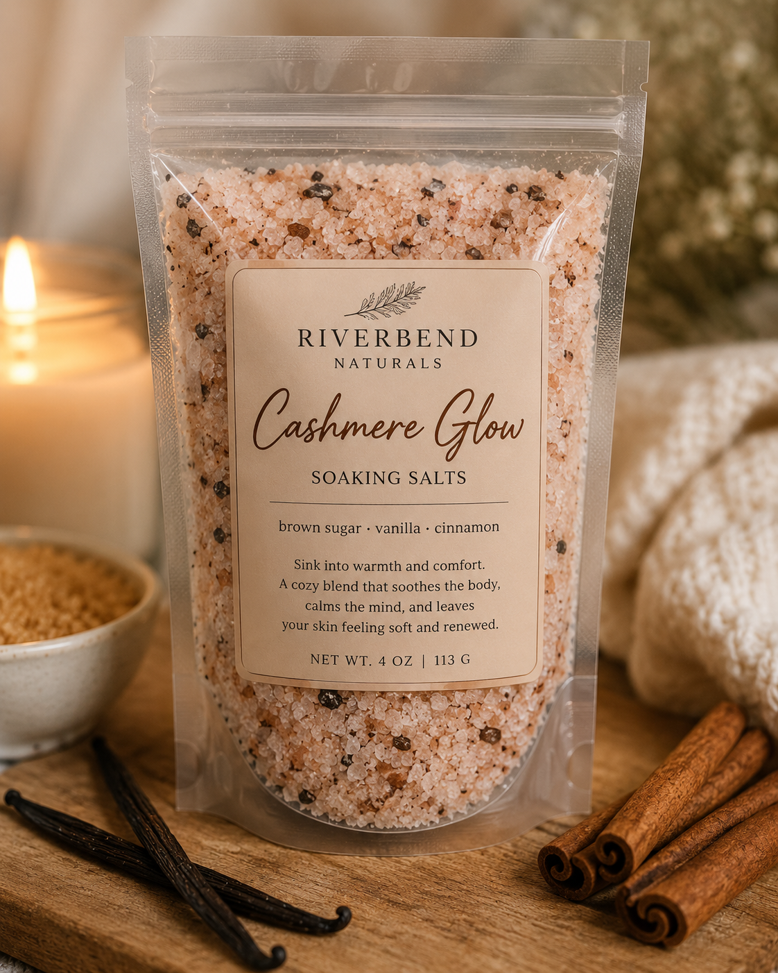 Cashmere Glow Soaking Salts