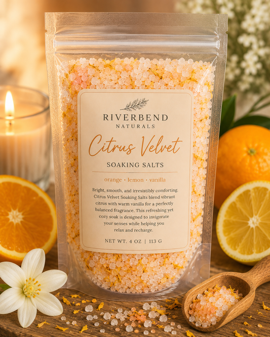 Citrus Velvet Soaking Salts