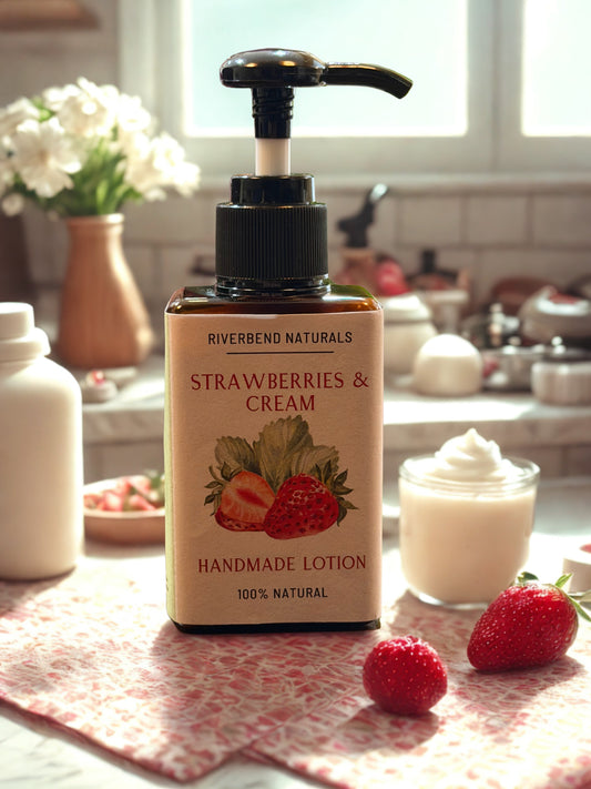 Strawberries & Cream Handmade Lotion